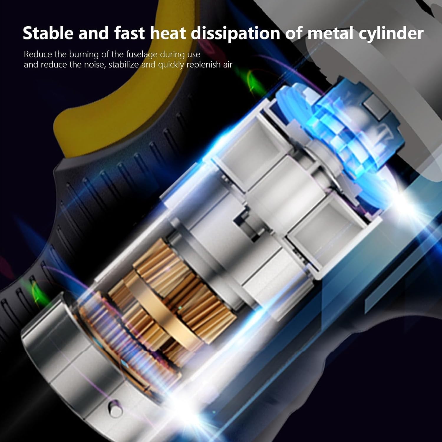 Tire Inflator Pump with Emergency LED Light